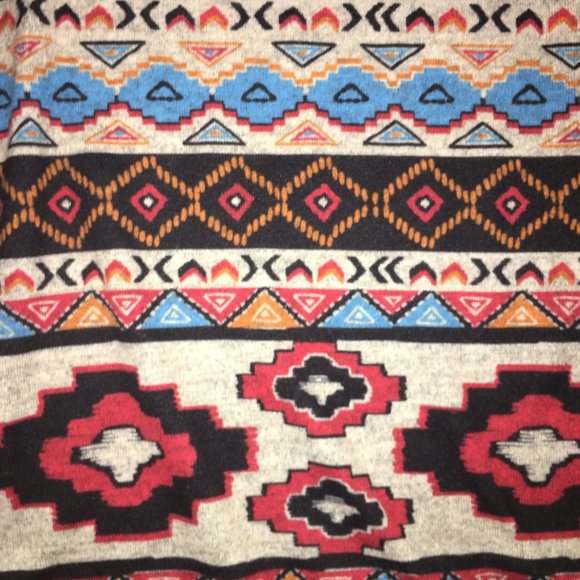 Aztec Print Mini Dress - Picture 2 of 5